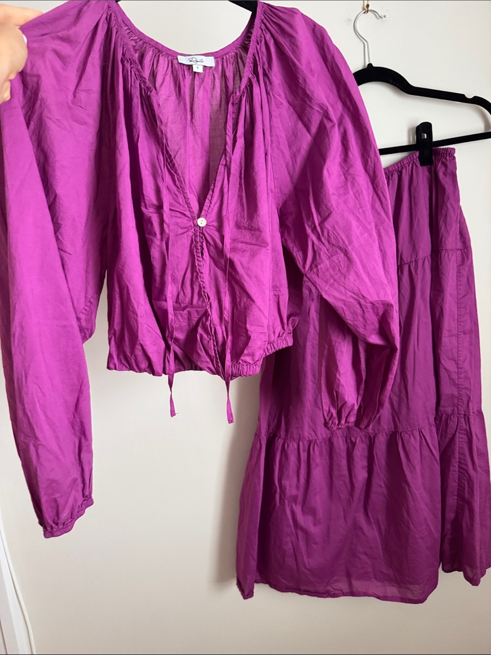 RAILS SKIRT TOP SET BERRY
